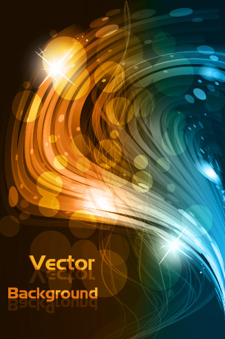 free vector Dynamic glare background vector 2